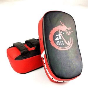 Zhisen Sanda Foot Target - Flat, Enhanced, & Curved - Target Kaki untuk Latihan Sanda, Taekwondo, Muay Thai